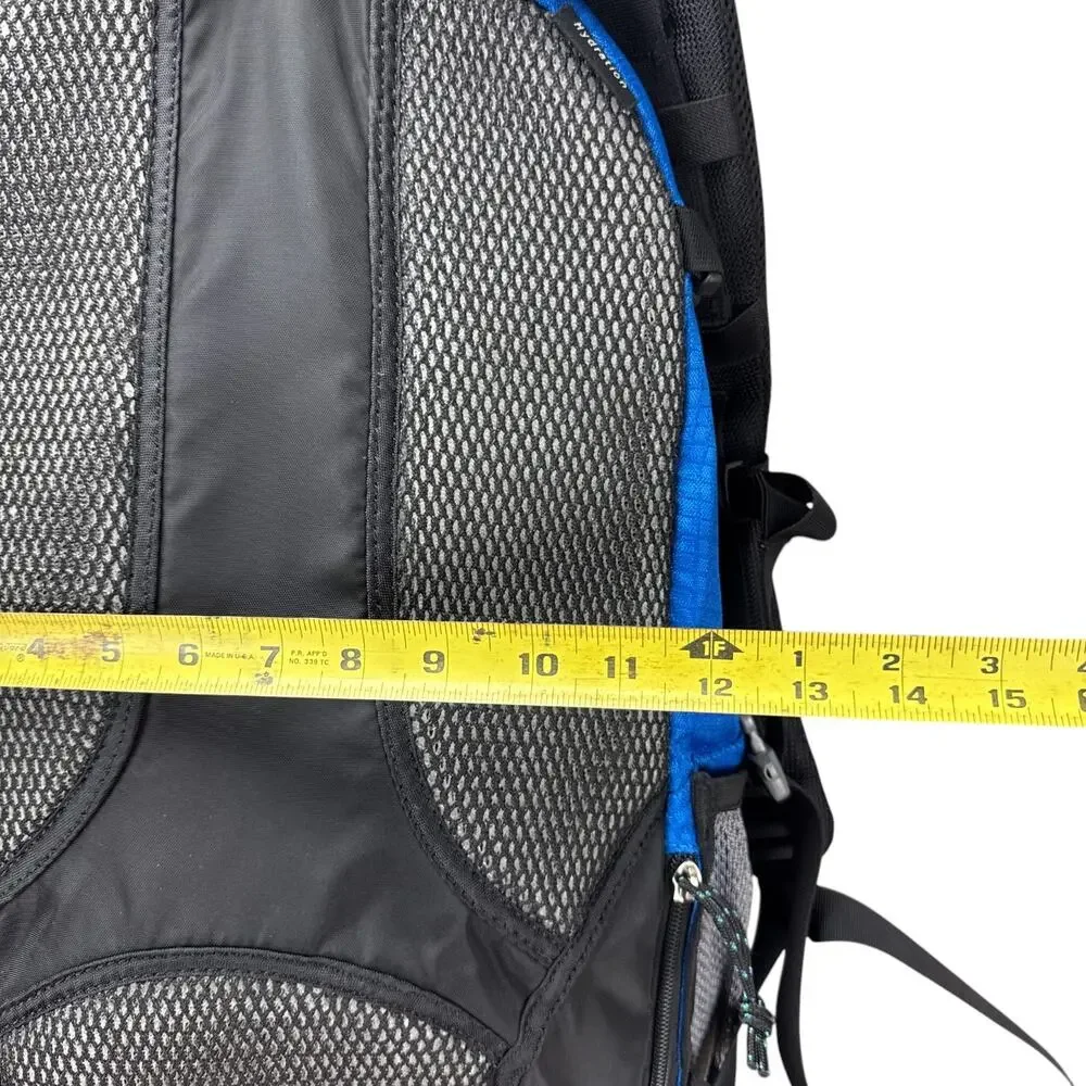Kelty Blanca 2000 Backpack Blue Black Hiking Techwear Gorpcore Daypack Cover